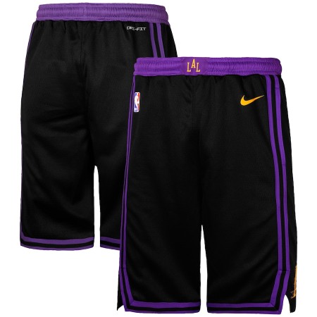 NBA Los Angeles Lakers Kurze Hose Nike 2023-24 City Edition Swingman - Herren